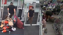 buscan a hombre que entro a una tienda burlington en hialeah y se llevo todo lo que pudo