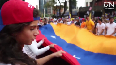 Estudiantes de Venezuela mandan mensaje al país