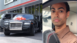 pollito tropical se regala un rolls-royce por su cumpleanos 33 y sorprende a sus seguidores en miami