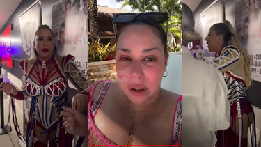 senorita dayana pide disculpas por gritarle a su novio en publico antes de cantar en el cubatonazo mientras el cargaba a su hija