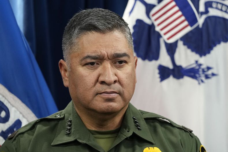 ARCHIVO - El jefe de la Patrulla Fronteriza, Raul Ortiz, asiste a una conferencia de prensa en Washington, el 5 de enero de 2023. (AP Foto/Susan Walsh, Archivo)