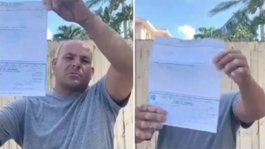 cubano de miami arremete contra las autoridades: ¿donde esta la promesa de $600 por el coronavirus?  me mandan solo $275