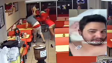 salen a la luz nuevas imagenes de brutal pelea entre dos hombre y dos transexuales