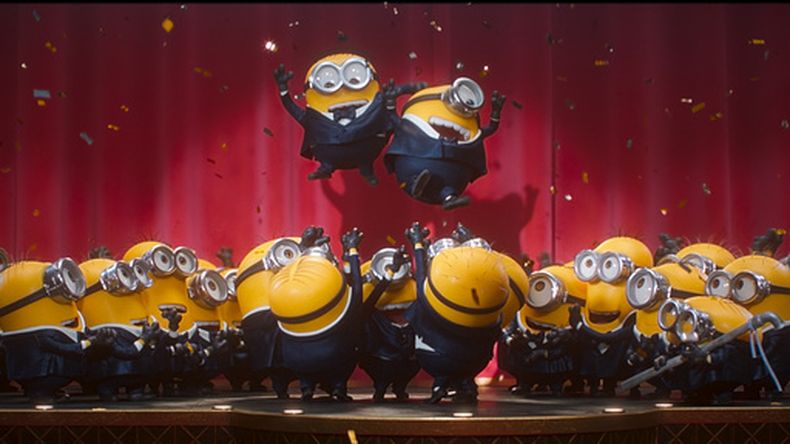 Esta imagen, difundida por Universal Pictures, muestra una escena de la película Minions & Monsters de Illumination. (Universal Pictures via AP)