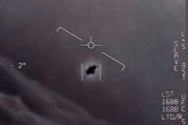 Se mostró la imagen de uno de los objetos no identificado con forma de Bellota. Foto: Tomada de video