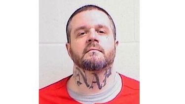 Benjamin Ritchie, sentenciado a muerte en Indiana por la muerte de un policía. Foto sin fecha, difundida por el Departamento Correccional de Indiana. (Departamento Correccional de Indiana via AP)