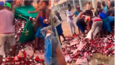 video: cubanos recogen cervezas vencidas del basurero de una mipyme en medio de la crisis economica