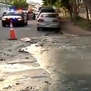 Tubería de agua rota en Miami Beach causa disgustos entre los residentes