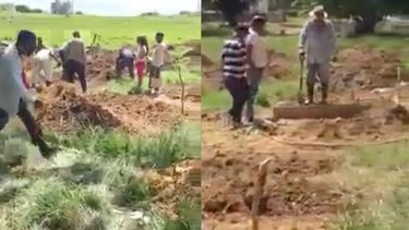 video muestra fosas comunes en cienfuegos para los fallecidos de coronavirus