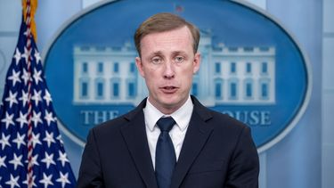 ARCHIVO - Jake Sullivan, asesor de seguridad nacional de la Casa Blanca, habla en conferencia de prensa en la Casa Blanca, en Washington, el 24 de abril de 2023. (AP Foto/Andrew Harnik, archivo)