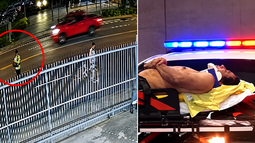 brutal atropello en miami: conductor lanza por los aires a un peaton en allapattah y huye del lugar
