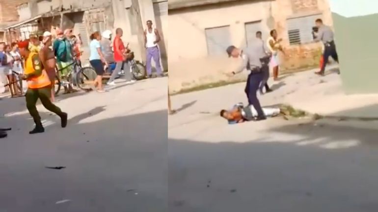 VIDEO: Policía mata a tiros al menos a un joven cubano en Santa Clara