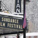 La marquesina del Cine Egipcio el jueves 28 de enero de 2021 en Park City, Utah. (Foto AP/Rick Bowmer)