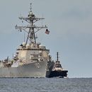 El buque estadounidense USS Gravely en Puerto España, Trinidad y Tobago, el 26 de octubre del 2025. (AP foto/Robert Taylor) El buque estadounidense USS Gravely en Puerto España, Trinidad y Tobago, el 26 de octubre del 2025. (AP foto/Robert Taylor)