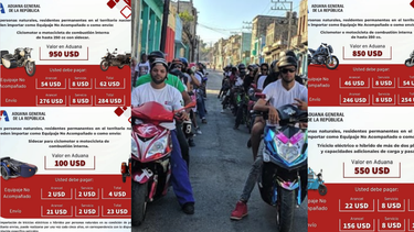 aduana de cuba publica nuevos aranceles en dolares para la importacion de motos