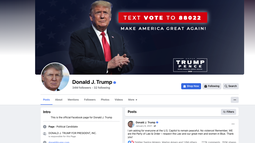 meta rehabilita cuenta de facebook del expresidente de eeuu donald trump luego de una suspension de 2 anos