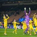 ARCHIVO - Foto del 24 de febrero del 2026, jugadores del Bodo Glimt celebran al final del playoff de la Liga de Campeones ante el Inter de Milán (AP Foto/Luca Bruno, Archivo)
