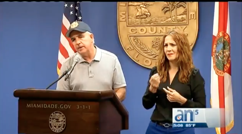 Carlos Gimenes huracan irma Miami