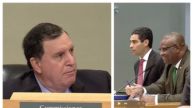 fuerte enfrentamiento verbal entre el alcalde suarez y el comisionado carollo