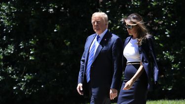 Trump rinde homenaje a agente caído del Servicio Secreto