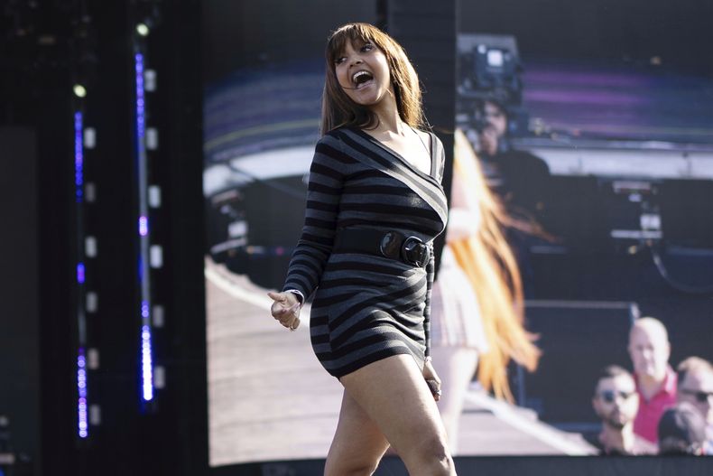 PinkPantheress se presenta en el Wireless Music Festival en Finsbury Park, Londres, el 7 de julio de 2023. (Scott Garfitt/Invision/AP, archivo)