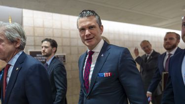El nominado para secretario de defensa Pete Hegseth en el Congreso en Washington el 17 de diciembre del 2024. (AP foto/J. Scott Applewhite)