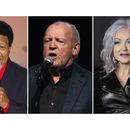 Esta combinación de fotografías muestra a Chubby Checker en la premiación del Salón de la Fama de los Compositores, el 12 de junio en Nueva York, a la izquierda; al cantante británico Joe Cocker, durante un concierto el 5 de agosto de 2011 en Mónaco, al centro; y a Cyndi Lauper, en la premiación de los MTV Video Music Awards, el 12 de septiembre de 2021, en Nueva York. (AP Foto)