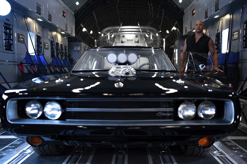 En esta imagen proporcionada por Universal Pictures, Vin Diesel en una escena de Fast X. (Peter Mountain/Universal Pictures vía AP)