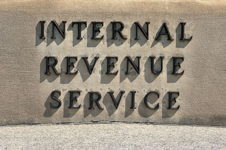 La sede del Servicio Interno de Impuestos en Washington el 10 de agosto del 2024. (AP foto/Ted Shaffrey)