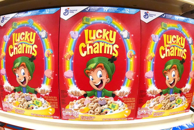 Cereales de General Mills en un supermercado en Homestead, Pensilvania, el 24 de febrero del 2025. (AP foto/Gene J. Puskar)