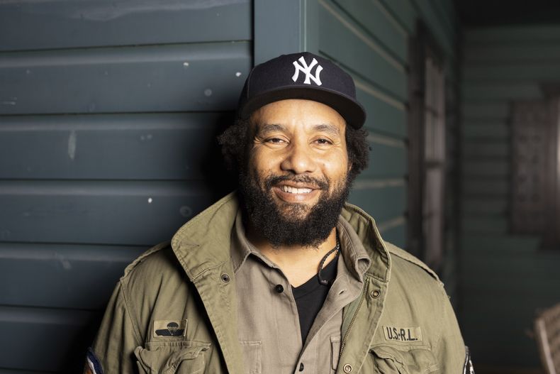 Ky-Mani Marley posa para un retrato el domingo 22 de septiembre de 2024 en Nueva York. (Foto Matt Licari/Invision/AP)