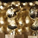 ARCHIVO - Estatuillas de los Globos de Oro en una conferencia de prensa en el Hotel Beverly Hilton en Beverly Hills, California el 6 de enero de 2009. La ceremoni de los Globos de Oro 2024 se transmitirá por CBS. (Foto AP/Matt Sayles, archivo)