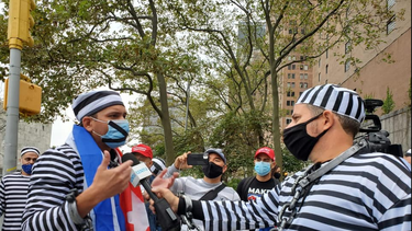 protestan en nueva york contra inclusion de cuba en consejo de dd.hh.