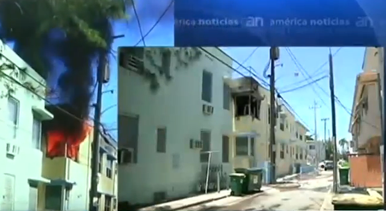 Decenas de inquilinos de un edificio de apartamentos de Miami Beach que ardió al mediodía no tienen esta noche un techo para dormir.