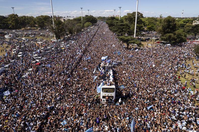 DEP-FUT MUNDIAL-ARGENTINA-REGRESO