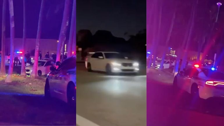 VIDEO: Robo de un auto desata violenta persecución policial en Miami Beach
