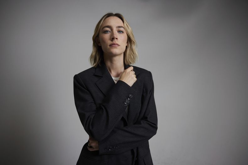Saoirse Ronan posa para un retrato el viernes 27 de septiembre de 2024 en Nueva York. (Foto Matt Licari/Invision/AP)