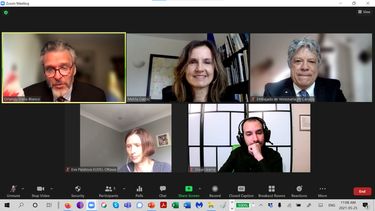 embajador viera-blanco se reune con representante de la union europea en canada emb melita gabric