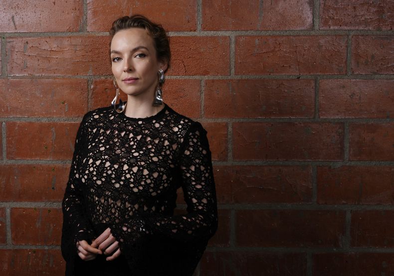 Jodie Comer, del elenco de The Bikeriders, posa para un retrato el jueves 30 de mayo de 2024 en Los Ángeles. (Foto AP/Chris Pizzello)