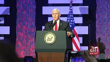 vicepresidente mike pence envia fuerte mensaje a nicolas maduro  en visita a venezolanos en el doral