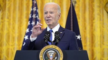 El presidente Joe Biden en un evento en la Casa Blanca en Washington el 18 de marzo de 2024. (Foto AP/Evan Vucci)