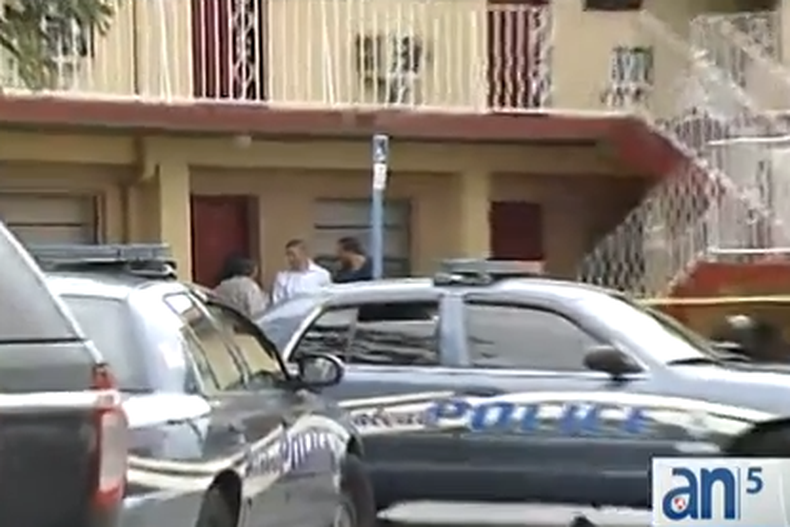 Un  hombre recibió un tiro en el estómago en un motel en Hialeah esta mañana.