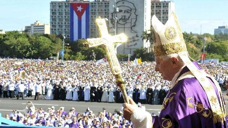 Visita del Papa Benedicto XVI a Cuba en marzo del 2012.