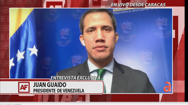 guaido desmiente en el programa afondo de america teve que esta preso