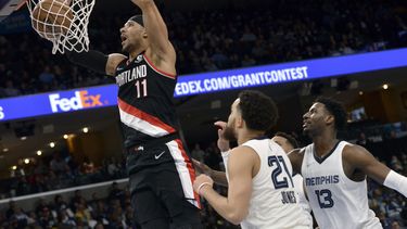 Blazers vencen a Grizzlies pese a 44 puntos de Morant
