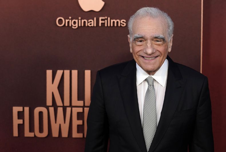ARCHIVO - El director y coguionista Martin Scorsese posa en el estreno en Los Ángeles de su película Killers of the Flower Moon el 16 de octubre de 2023. Scorsese será honrado con el premio David O. Selznick del Sindicato de Productores de Estados Unidos en febrero de 2024. (Foto AP/Chris Pizzello, archivo)