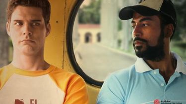 Fragmento del cartel de la película El Acompañante de Pavel Giroud.