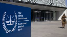 Vista del exterior de la Corte Penal Internacional, en La Haya, Holanda, el 31 de marzo de 2021.(Foto AP/Peter Dejong, Archivo)
