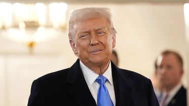 El presidente estadounidense Donald Trump en la Casa Blanca en Washington el 11 de febrero del 2025. (AP foto/Alex Brandon)