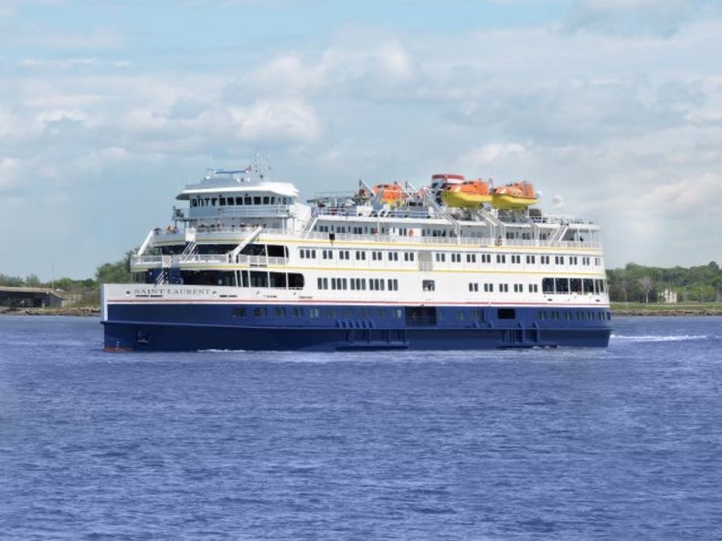 El crucero costero Saint Laurent, con el que Haimark quiere operar en Cuba.